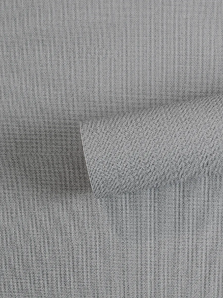 Бумажные обои дуплекс серо-голубые однотонные 53 см 4
